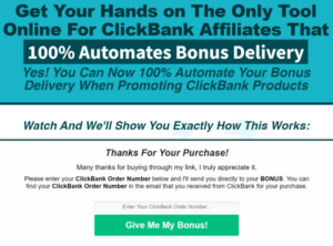 ClickBank Bonus Automator